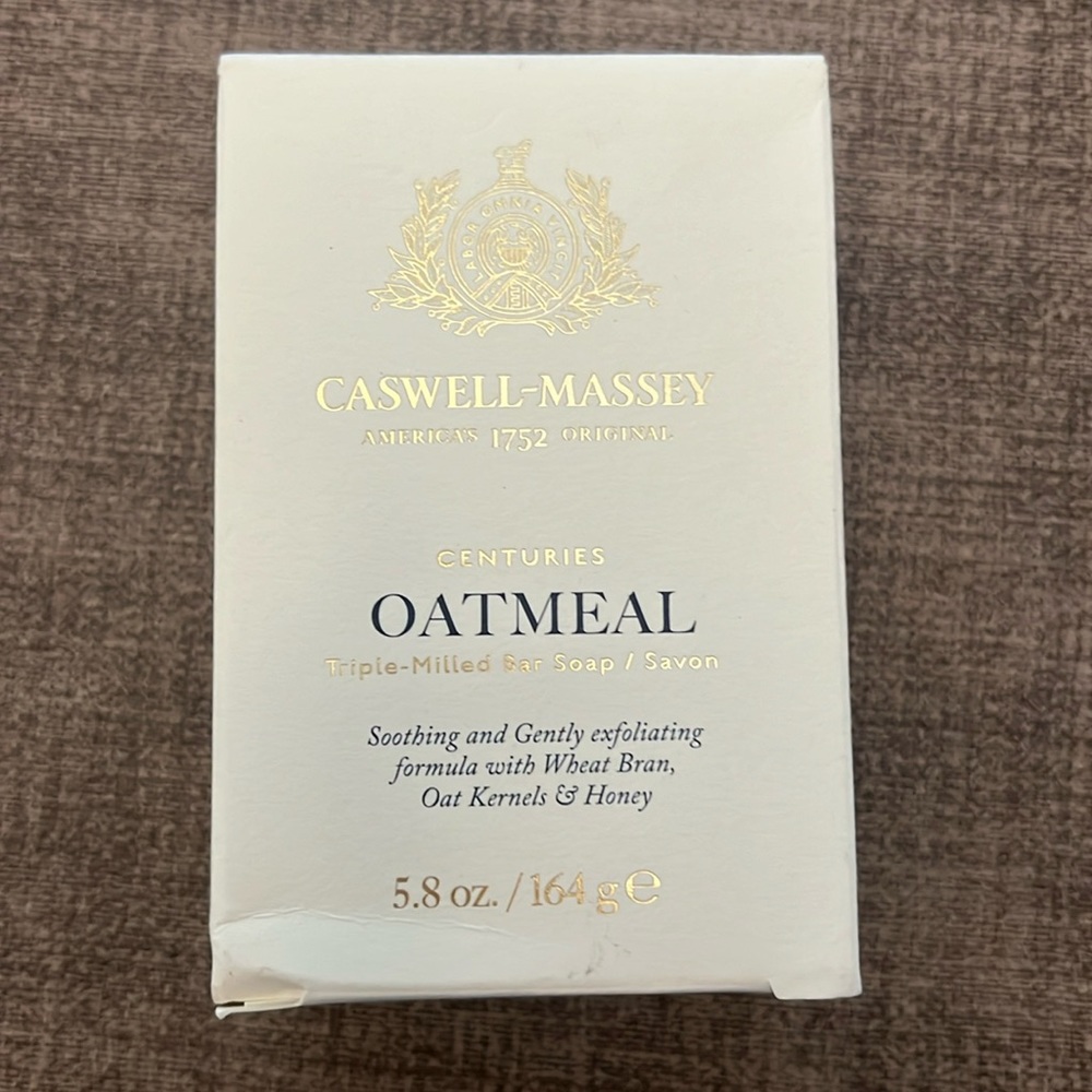 5.8oz Oatmeal & Honey Centuries Caswell-Massey bar soap. Out of stock online!